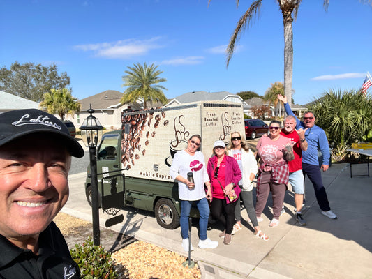 Tami and Brian Coffee Driveway Party